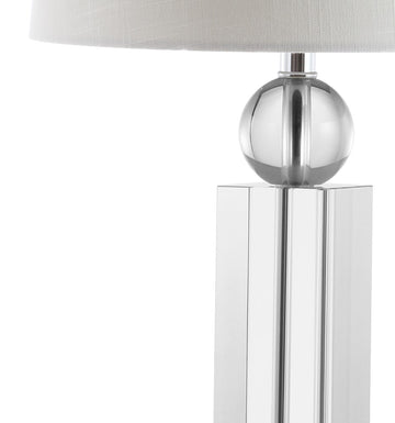 Charlotte 28.5" Crystal LED Table Lamp - JONATHAN Y